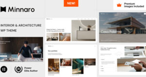 Minnaro – WordPress-Template für Innenarchitektur und Architektur