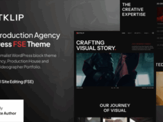 Nextklip – Videoproduktionsagentur Gutenverse FSE WordPress Layout