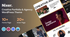 Nixer – WordPress-Vorlage für Kreativagenturen