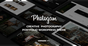 Photogam – WordPress-Template für kreatives Fotografie-Portfolio