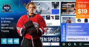 Puck – WordPress-Template für Eishockey und Wintersport