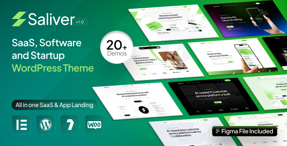 Saliver – SaaS- und Software-Startup-Tech-WordPress-Vorlage