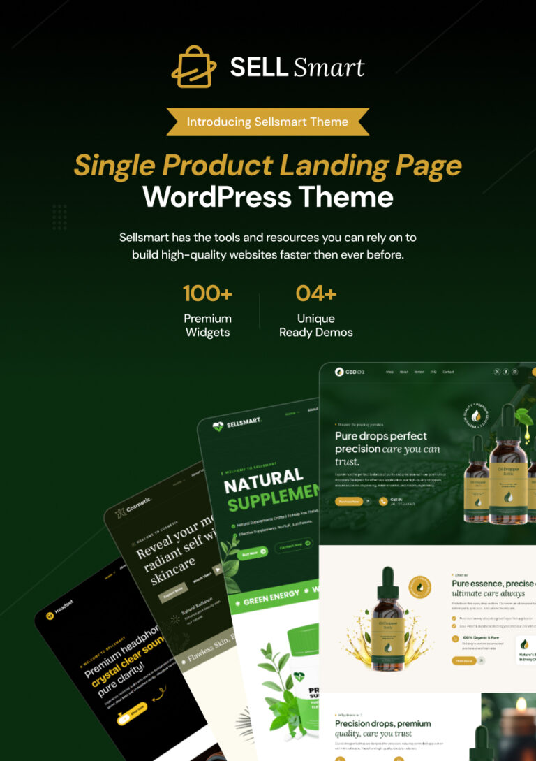 Sellsmart – WordPress-Template für die Zielseite eines einzelnen Produkts