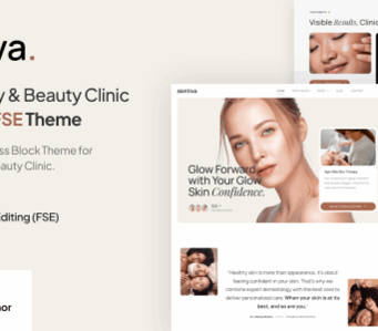 Skintiva – Dermatologie- und Schönheitsklinik Gutenverse FSE WordPress Layout