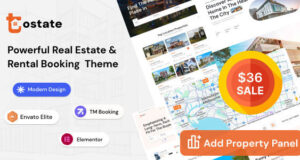 Tostate – WordPress-Template für Immobilieneinträge und Immobilienanzeigen