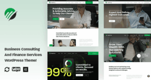 Wealthup – WordPress-Vorlage für Unternehmensberatung und Finanzdienstleistungen