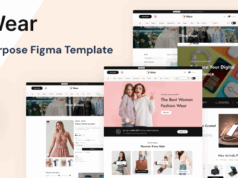 Wear – Mehrzweck-Figma-Vorlage