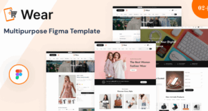 Wear – Mehrzweck-Figma-Vorlage