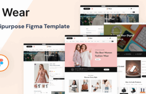 Wear – Mehrzweck-Figma-Vorlage