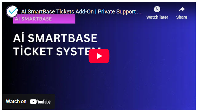 AI SmartBase-Ticketvideo