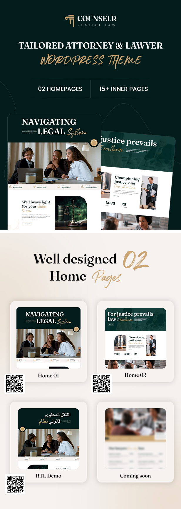 WordPress-Theme für Anwalt und Anwaltskanzlei