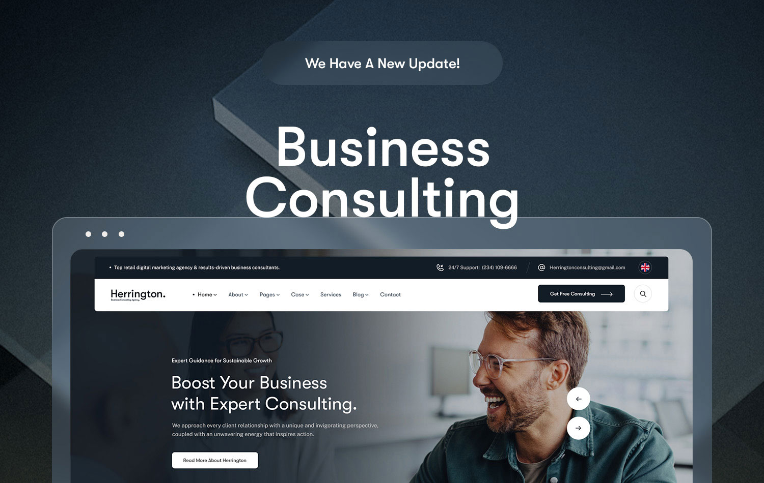 Herrington – WordPress-Theme für Unternehmensberatung – 5