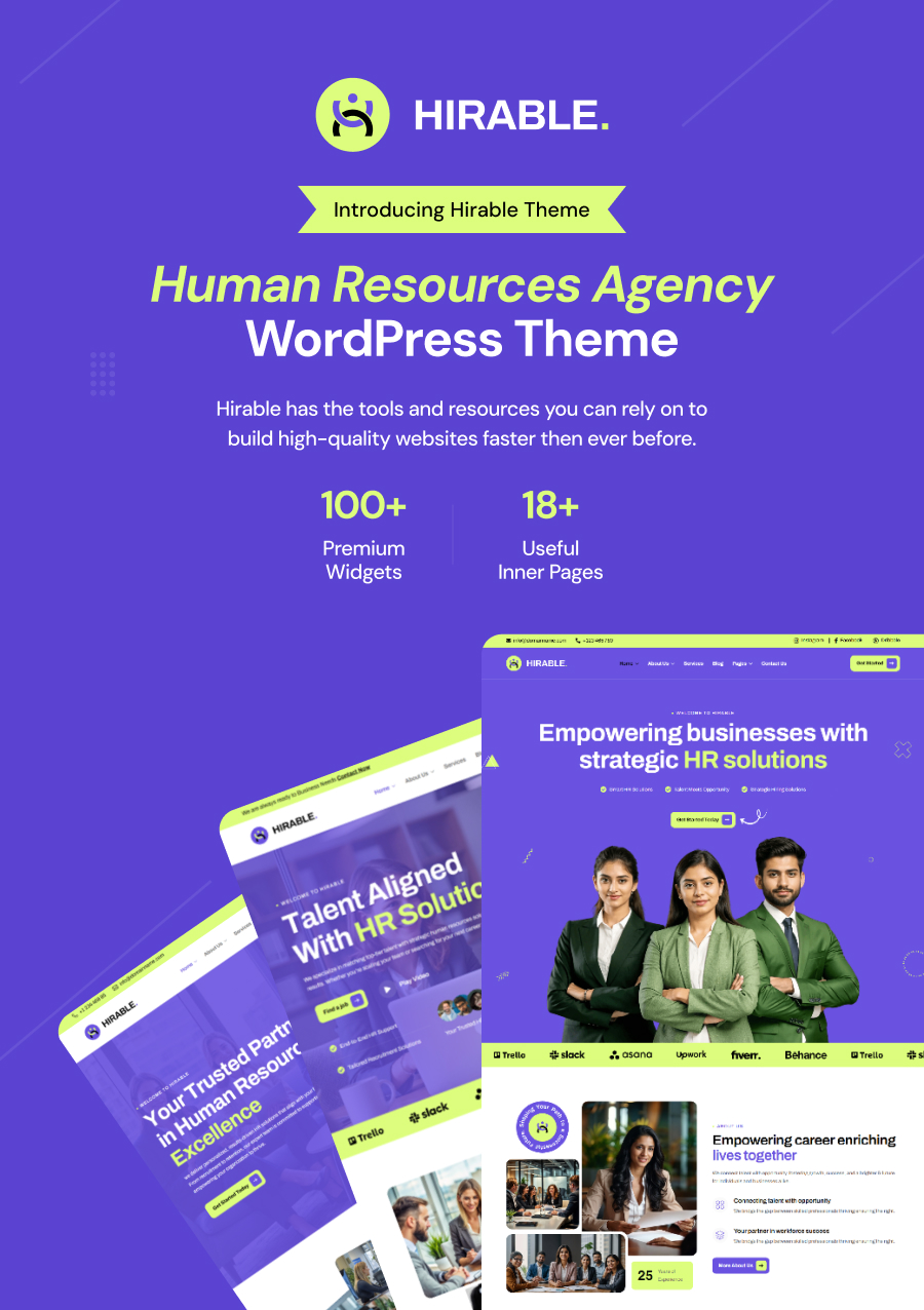 Hirable – WordPress-Theme für Personalwesen und Personalbeschaffung – 3