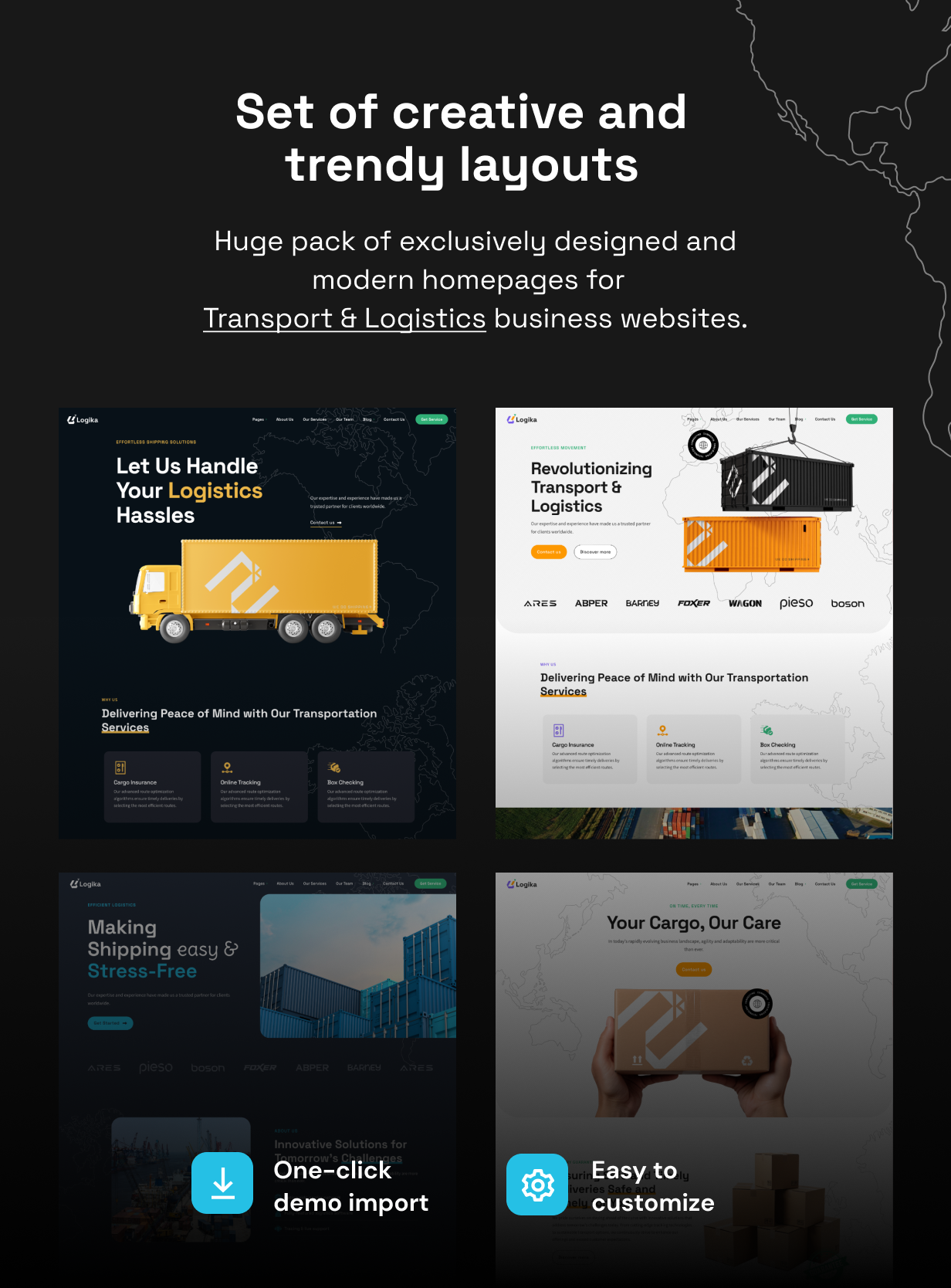 Logika – WordPress-Theme für Transport und Logistik