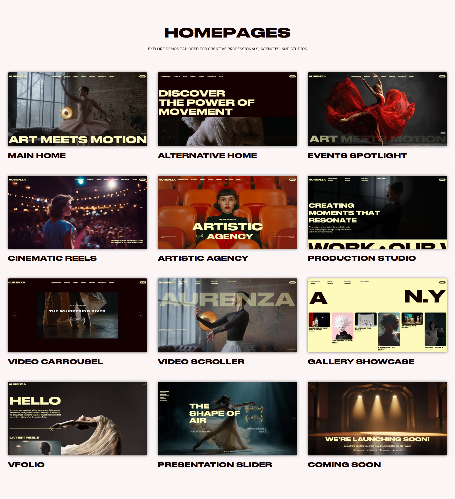 Aurenza-Themenpräsentation