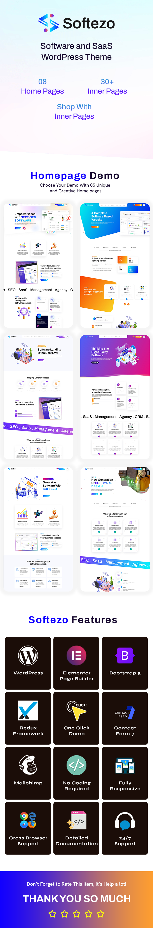 Softezo – Software & SaaS WordPress Theme – 3