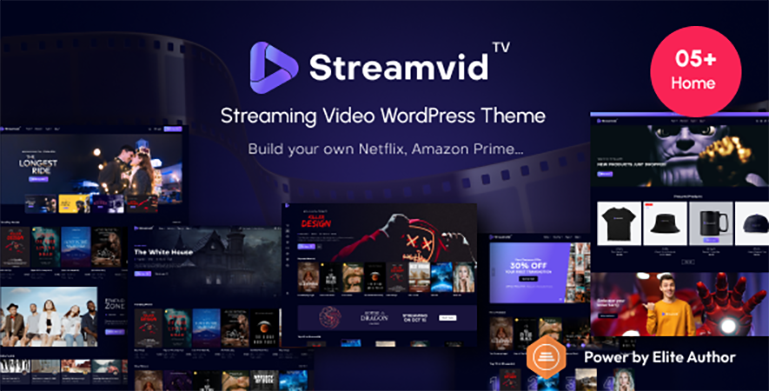StreamVid – WordPress-Theme zum Streamen von Videos