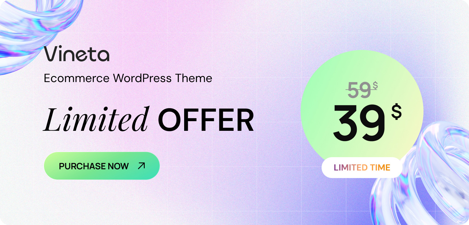 Vineta – Mehrzweck-E-Commerce-HTML-Vorlage