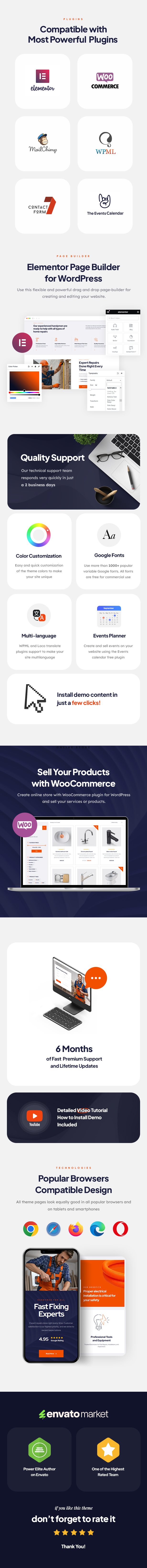 Wellfix – WordPress-Theme für Handwerker und Elektriker – 5