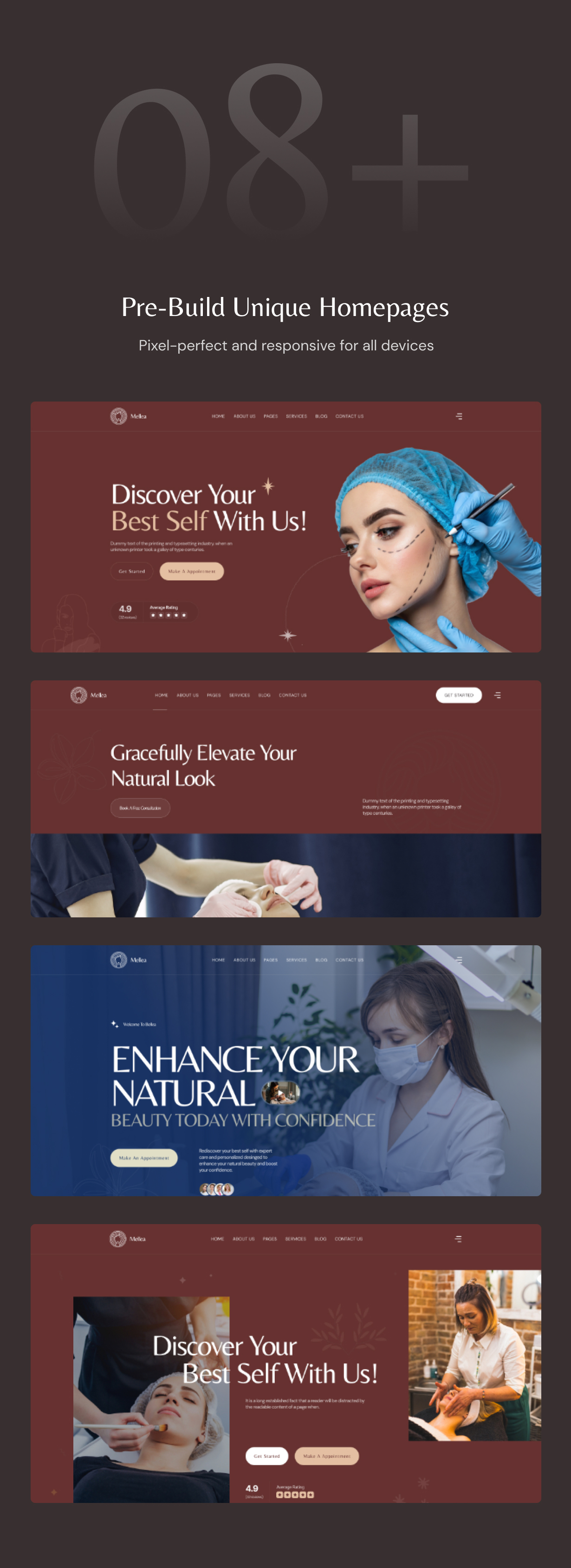 Mellea – WordPress-Theme für Plastische Chirurgie und Schönheitsklinik – 6