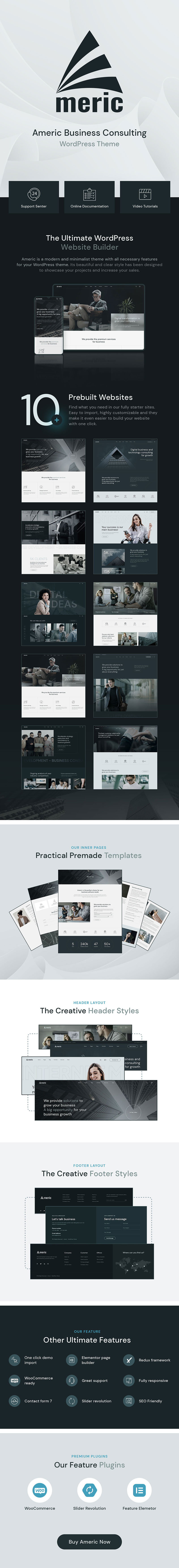 Americ – Corporate Business WordPress Theme – 5