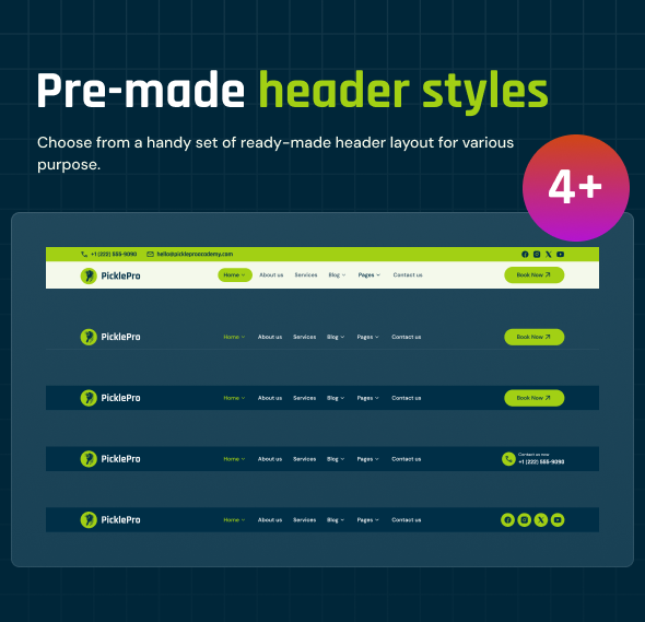 PicklePro – Pickleball Club & Sport WordPress Theme – 8