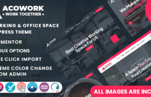Acowork – WordPress-Vorlage für Coworking und Büroräume