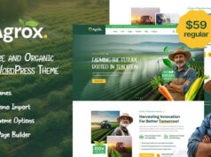 Agrox – Landwirtschaftliches WordPress-Vorlage für ökologischen Landbau