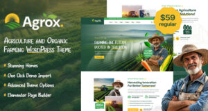 Agrox – Landwirtschaftliches WordPress-Vorlage für ökologischen Landbau