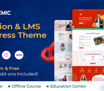 Akademisch – Bildung LMS WordPress Layout