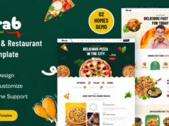 Barab – Figma-Vorlage für Fast Food und Restaurants