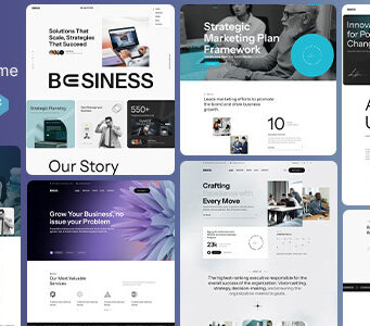 Binos – Unternehmensberatung und Marketing WordPress Elementor Layout