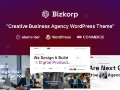 Bizkorp – WordPress-Vorlage für kreative Unternehmensagenturen