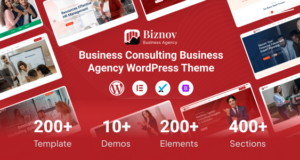 Biznov – WordPress-Vorlage für Unternehmensberatung