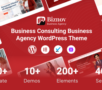 Biznov – WordPress-Vorlage für Unternehmensberatung