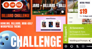Challenge – WordPress-Template für Bowling, Billard und Minigolf