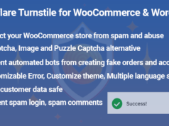 Cloudflare Turnstile für WooCommerce und WordPress