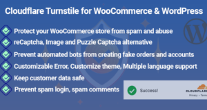 Cloudflare Turnstile für WooCommerce und WordPress