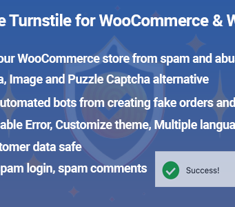 Cloudflare Turnstile für WooCommerce und WordPress