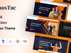 ConsTac – Mehrzweck-WordPress-Layout für Bau und Gebäude