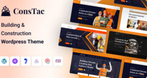 ConsTac – Mehrzweck-WordPress-Layout für Bau und Gebäude
