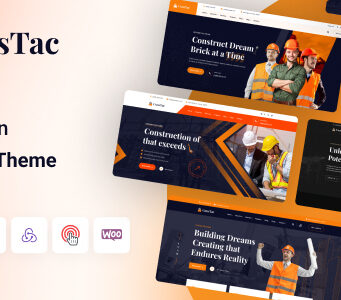 ConsTac – Mehrzweck-WordPress-Layout für Bau und Gebäude