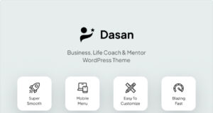 Dasan – Life Coach WordPress-Layout