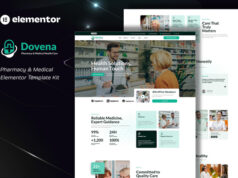 Dovena – Apotheken- und medizinisches Elementor-Vorlagen-Kit