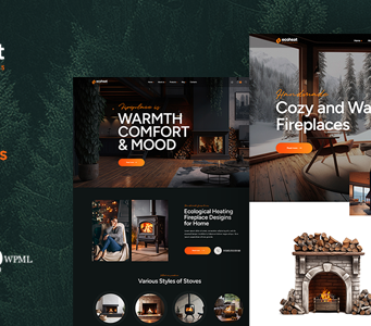 Ecoheat – Fireplace Studio WordPress-Layout