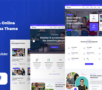 Edplus – WordPress-Template für Bildung und Online-Kurse
