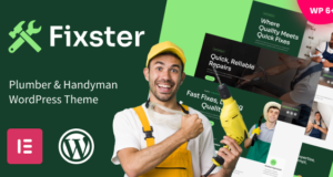 Fixster – Klempner- und Heimwerker-WordPress-Layout