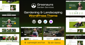 Greenaura – WordPress-Template für Garten- und Landschaftsbau
