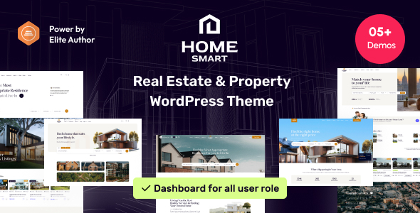 HomeSmart – WordPress-Layout für Immobilien und Immobilien