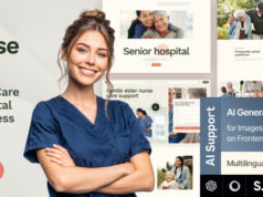 Krankenschwester – Seniorenpflege und Krankenhaus-WordPress-Vorlage